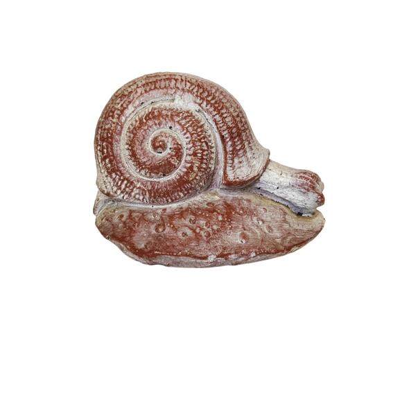Vintage Pink White Snail Rock Aquarium Decorations - Picture 2 of 10